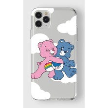 Mobilpad Iphone 11 Pro Max Uyumlu Baskılı Yumuşak Silikon Şeffaf Telefon Kılıfı