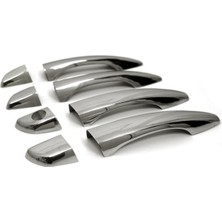 DRY Oto Aksesuar Peugeot 3008 Krom Kapı Kolu 2017 ve Sonrası Paslanmaz Çelik