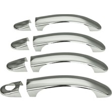 DRY Oto Aksesuar For Vw Jetta 2011 Uyumlu Kapı Kolu Paslanmaz Çelik 4 Kapı