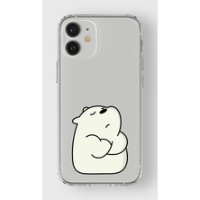 Mobilpad Iphone 12 / 12 Pro Uyumlu Baskılı Yumuşak Silikon Şeffaf Telefon Kılıfı