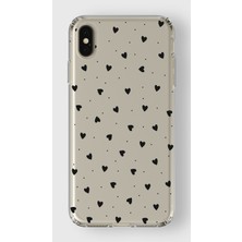 Mobilpad Iphone Xs Max Uyumlu Baskılı Yumuşak Silikon Şeffaf Telefon Kılıfı