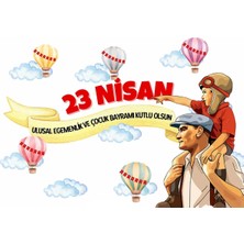 Promisebackdrop2 250X200 cm Ekleme Dikişli Kumaş Okul Etkinlik Fon,23 Nisan Etkinlik Pano