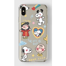 Mobilpad Iphone Xs Max Uyumlu Baskılı Yumuşak Silikon Şeffaf Telefon Kılıfı