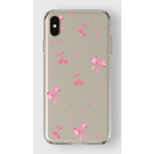 Mobilpad Iphone Xs Max Uyumlu Baskılı Yumuşak Silikon Şeffaf Telefon Kılıfı