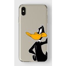 Mobilpad Iphone Xs Max Uyumlu Baskılı Yumuşak Silikon Şeffaf Telefon Kılıfı