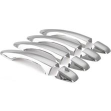 DRY Oto Aksesuar Cıtroen C4 Kapı Kolu 2005 - 2010 Paslanmaz Çelik 4 Kapı