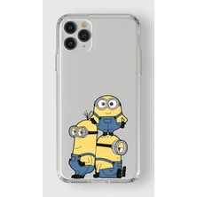 Mobilpad Iphone 11 Pro Max Uyumlu Baskılı Yumuşak Silikon Şeffaf Telefon Kılıfı