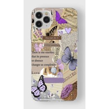 Mobilpad Iphone 11 Pro Max Uyumlu Baskılı Yumuşak Silikon Şeffaf Telefon Kılıfı