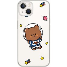 Mobilpad Iphone 13 Mini Uyumlu Baskılı Yumuşak Silikon Şeffaf Telefon Kılıfı