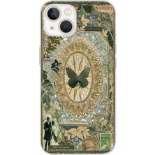 Mobilpad Iphone 13 Mini Uyumlu Baskılı Yumuşak Silikon Şeffaf Telefon Kılıfı