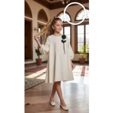 Pixina Kız Çocuk Elbise - Pixina - Ecru - 5 Yaş - 26310-ECRU-5 Yaş