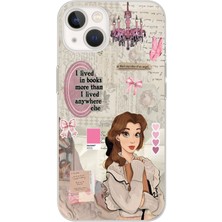 Mobilpad Iphone 15 Plus Uyumlu Baskılı Yumuşak Silikon Şeffaf Telefon Kılıfı