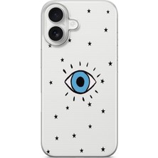 Mobilpad Iphone 16 Uyumlu Baskılı Yumuşak Silikon Şeffaf Telefon Kılıfı