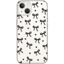 Mobilpad Iphone 14 Plus Uyumlu Baskılı Yumuşak Silikon Şeffaf Telefon Kılıfı