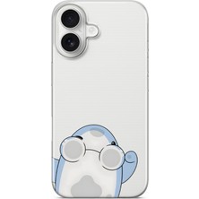 Mobilpad Iphone 16 Uyumlu Baskılı Yumuşak Silikon Şeffaf Telefon Kılıfı