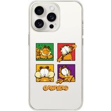 Mobilpad Iphone 15 Pro Max Uyumlu Baskılı Yumuşak Silikon Şeffaf Telefon Kılıfı