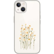 Mobilpad Iphone 15 Uyumlu Baskılı Yumuşak Silikon Şeffaf Telefon Kılıfı