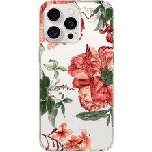 Mobilpad Iphone 16 Pro Max Uyumlu Baskılı Yumuşak Silikon Şeffaf Telefon Kılıfı