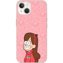 Mobilpad Iphone 14 Uyumlu Baskılı Yumuşak Silikon Şeffaf Telefon Kılıfı