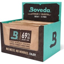 Için/tütün |% 69 Rh Nem Kontrol Paketleri | 25-100 Puroları Için Up ile Kullanımı Için Büyük Beden | Puro Humidors Için Teknolojisi Patentli | Bireysel Karton 12-Count