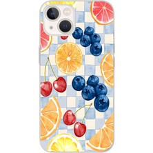 Mobilpad Iphone 14 Uyumlu Baskılı Yumuşak Silikon Şeffaf Telefon Kılıfı