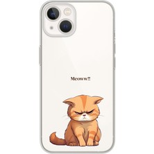 Mobilpad Iphone 13 Mini Uyumlu Baskılı Yumuşak Silikon Şeffaf Telefon Kılıfı