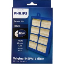 Philips ve Electrolux Uyumlu Süpürge Hepa 13 Çıkış Filtresi