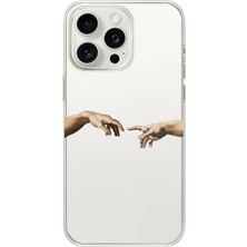 Mobilpad Iphone 13 Pro Max Uyumlu Baskılı Yumuşak Silikon Şeffaf Telefon Kılıfı