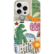 Mobilpad Iphone 13 Pro Max Uyumlu Baskılı Yumuşak Silikon Şeffaf Telefon Kılıfı