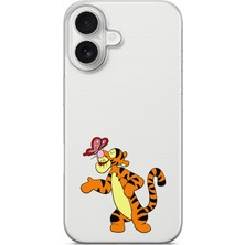 Mobilpad Iphone 16 Uyumlu Baskılı Yumuşak Silikon Şeffaf Telefon Kılıfı