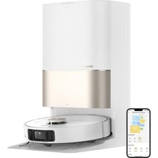 Dreame Robot Süpürge – Otomatik Boşaltma ve Mop Temizleme Sistemli Beyaz