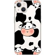 Mobilpad Iphone 15 Uyumlu Baskılı Yumuşak Silikon Şeffaf Telefon Kılıfı