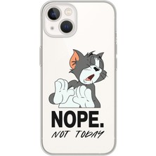 Mobilpad Iphone 15 Uyumlu Baskılı Yumuşak Silikon Şeffaf Telefon Kılıfı