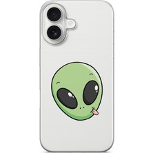 Mobilpad Iphone 16 Uyumlu Baskılı Yumuşak Silikon Şeffaf Telefon Kılıfı