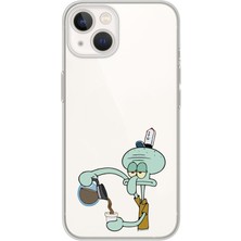 Mobilpad Iphone 13 Mini Uyumlu Baskılı Yumuşak Silikon Şeffaf Telefon Kılıfı