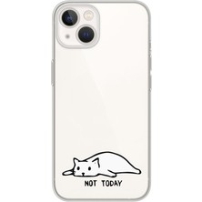 Mobilpad Iphone 15 Uyumlu Baskılı Yumuşak Silikon Şeffaf Telefon Kılıfı