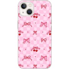 Mobilpad Iphone 13 Mini Uyumlu Baskılı Yumuşak Silikon Şeffaf Telefon Kılıfı