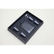 Hsc Bilişim 4 Shot Bardaklı Matara Seti Siyah