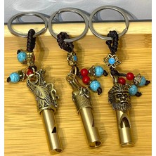 Hsc Bilişim Metal Figürlü Düdük Anahtarlık