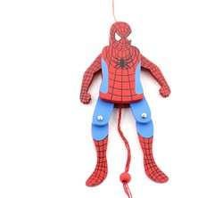 Hsc Bilişim Ahşap Sallanan Örümcek Adam Figürü