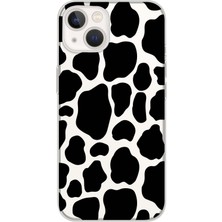 Mobilpad Iphone 13 Mini Uyumlu Baskılı Yumuşak Silikon Şeffaf Telefon Kılıfı