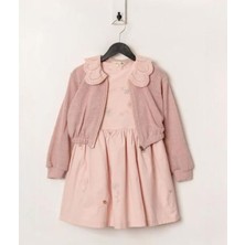 Moonstar Kız Bebek Elbise Takım - Moonstar - Pudra - 4 Yaş - 52152-PUDRA-4 Yaş