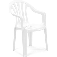SY-2500 Manolya Plastik Bahçe Sandalye 4'lü Set