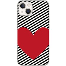 Mobilpad Iphone 15 Uyumlu Baskılı Yumuşak Silikon Şeffaf Telefon Kılıfı