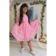 Diamondstar Kız Çocuk Parti Kıyafeti Dogum Günü ve Gösteri Kostümü Elbisesi 2/13 Yaş