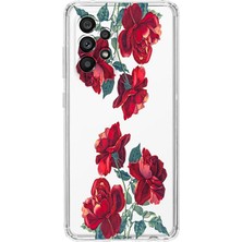 Mobilpad Samsung Galaxy A32 Uyumlu Baskılı Yumuşak Silikon Şeffaf Telefon Kılıfı