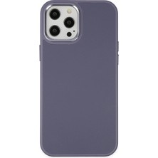 Hnrlishp Newface Iphone 12  Max Kılıf Asya Deri Silikon - Mor