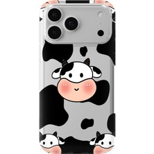 Mobilpad Iphone 17 Pro Max Uyumlu Baskılı Yumuşak Silikon Şeffaf Telefon Kılıfı