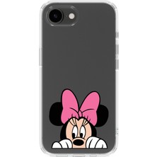 Mobilpad Iphone 16E Uyumlu Baskılı Yumuşak Silikon Şeffaf Telefon Kılıfı