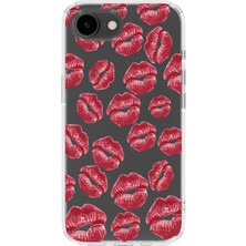 Mobilpad Iphone 16E Uyumlu Baskılı Yumuşak Silikon Şeffaf Telefon Kılıfı